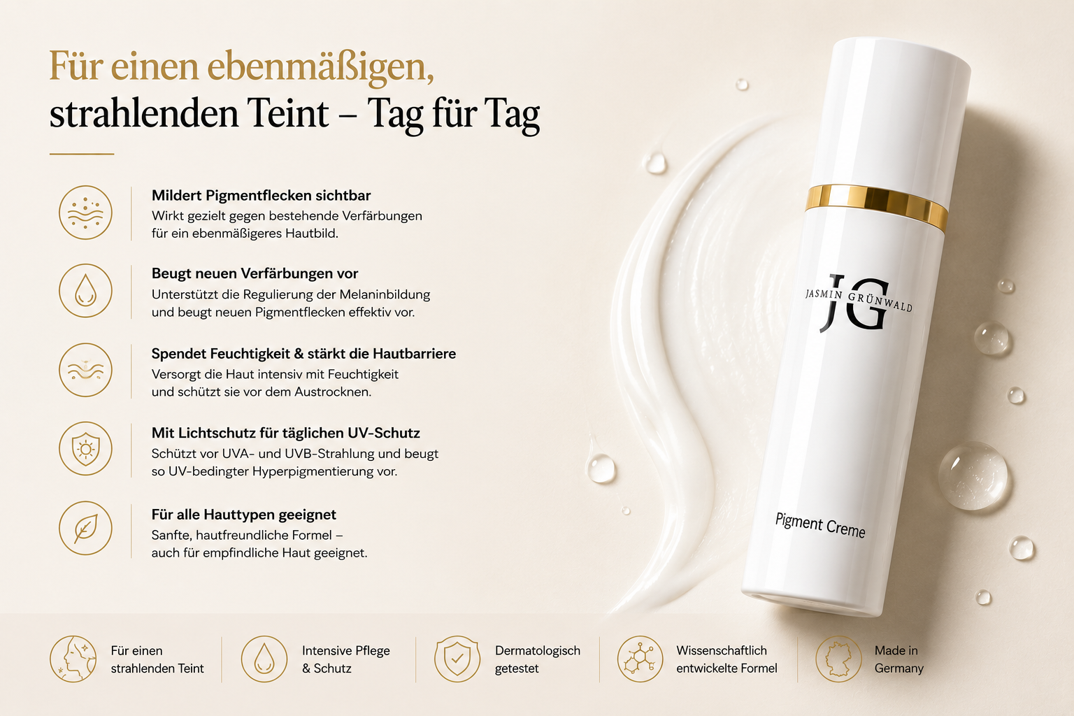 Tonic with white tea extract